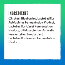 Load image into Gallery viewer, Charlee Bear Chicken & Blueberries Meaty Bites Freeze Dried Dog Treats, 2.5oz Bag