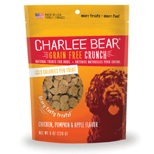 Load image into Gallery viewer, Charlee Bear Chicken, Pumpkin & Apple Crunch Dog Treat, 8oz Bag