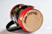 Load image into Gallery viewer, Kitty Mug, Black & Red