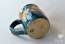 Load image into Gallery viewer, Kitty Mug, Dark Turquoise