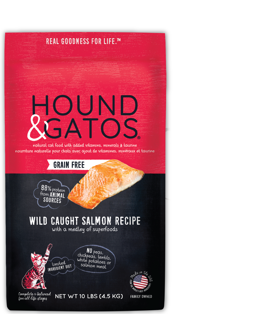 Hound & Gatos Wild Caught Salmon Recipe for Cats