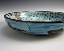 Load image into Gallery viewer, Grey and White Maine Coon Cat Feeding Dish