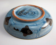 Load image into Gallery viewer, Grey and White Maine Coon Cat Feeding Dish