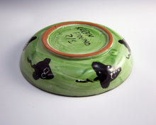 Load image into Gallery viewer, Calico Grey Orange White Cat Feeding Dish