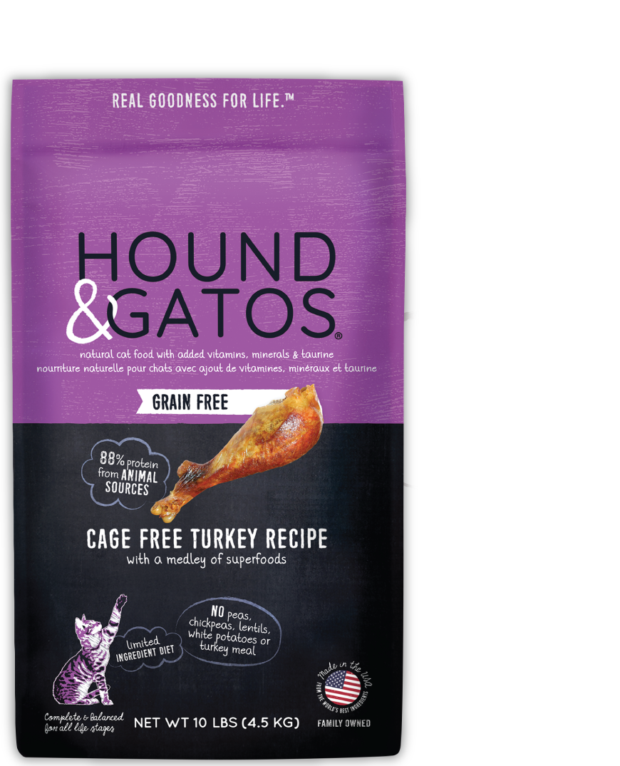 Hound & Gatos Turkey Recipe for Cats