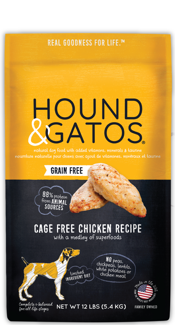 Hound & Gatos Grain-Free Cage Free Chicken Recipe for Dogs