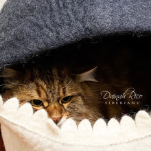 Load image into Gallery viewer, Orca Cat Cave Bed
